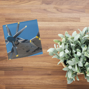 Airplane photo, Cool Fun Aviation Glass Coaster