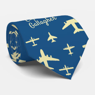 Airplane Pilot Aviation Aircraft Captain Pilot Tie