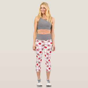 Airplane Pilot Aviation Lovers Capri Leggings