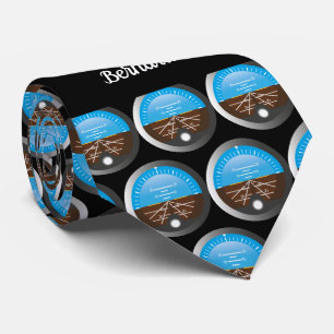 Airplane Pilot Cockpit Instrument Flight Engineer Tie