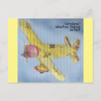“Airplane” Postcard