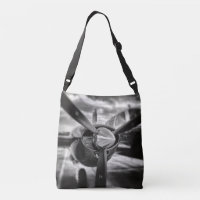 Airplane propeller Black and White