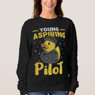 Airplane Young Aspiring Pilot Sweatshirt