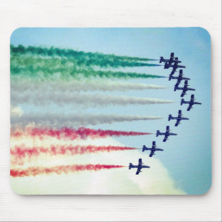 Airplanes in the sky mouse pad
