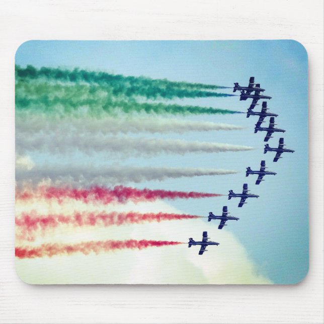 Airplanes in the sky mouse pad (Front)