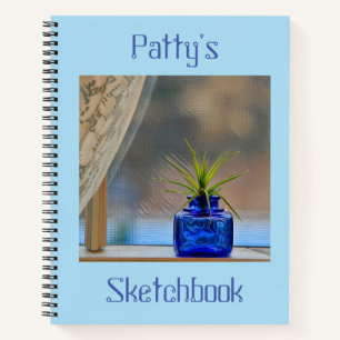 Airplant In Window Sketchbook Notebook