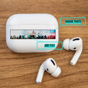 Airpods Pro Case Decorative Skin - Cityscape