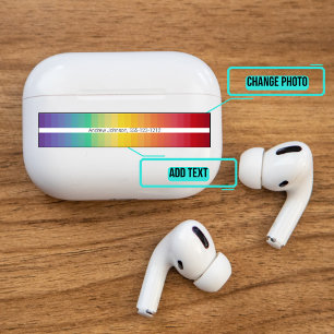 Airpods Pro Case Decorative Skin - Rainbow