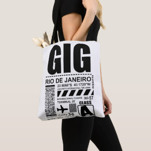 Airport Rio de Janeiro GIG Tote Bag