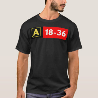 Airport Runway Taxiway Sign  T-Shirt