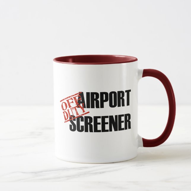 Airport Screener Mug (Right)