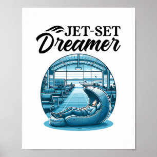 Airport Sleep Pod International World Traveler Tra Poster