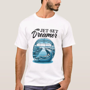 Airport Sleep Pod International World Traveler Tra T-Shirt