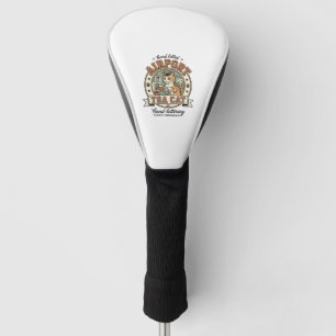Airport TSA Cat Airport TSA Cat Vintage Vector Art Golf Head Cover