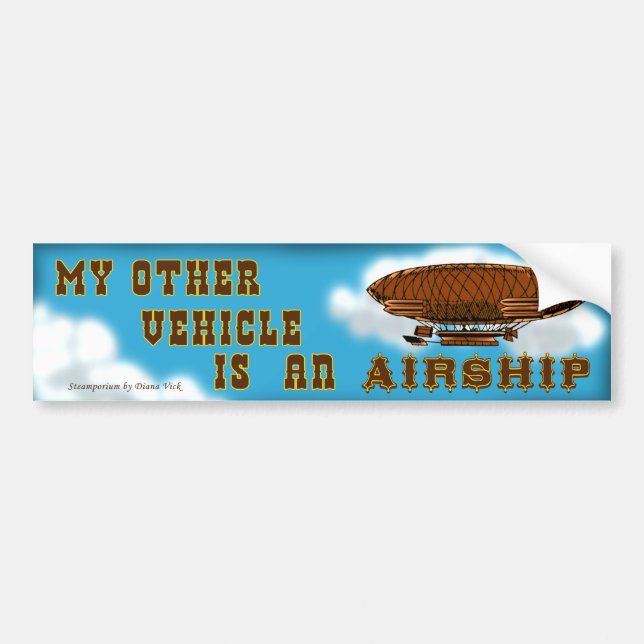Airship Bumper Sticker (Front)