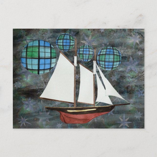 Airship Campbell Postcard (Front)