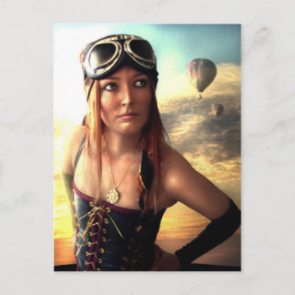 Airship Captain Postcard
