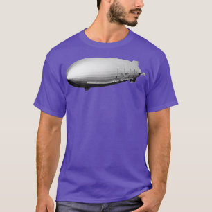 Airship Flying Over New York City T-Shirt