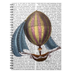 AirShip with Blue Sails Notebook
