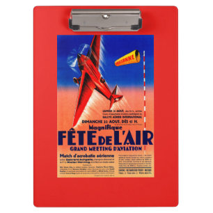 Airshow Featuring Haryse Hilsz Promotional Poste Clipboard