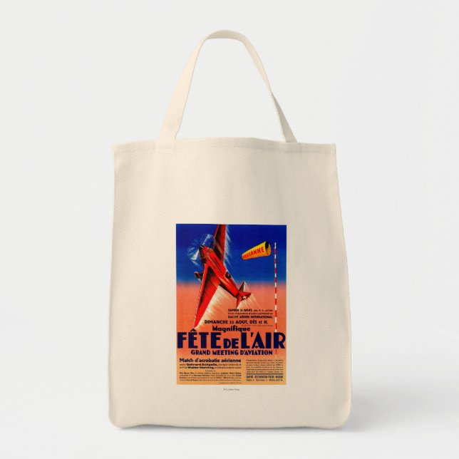 Airshow Featuring Haryse Hilsz Promotional Poste Tote Bag (Front)