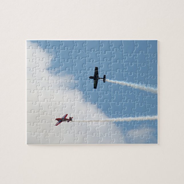 Airshow Fixed Wing Aeroplane Dogfight Jigsaw Puzzle (Horizontal)