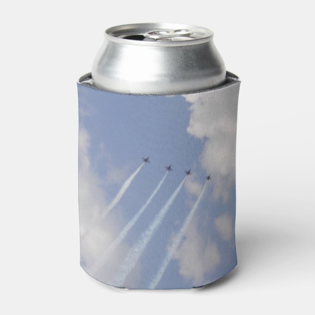 Airshow Military Jet Formation Can Cooler (Can Front)