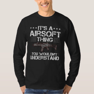 Airsoft Gun Game Shooting Training Player Airsofti T-Shirt