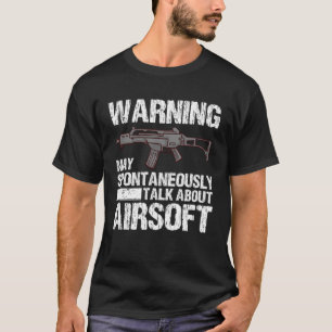Airsoft Gun Game Shooting Training Player Airsofti T-Shirt