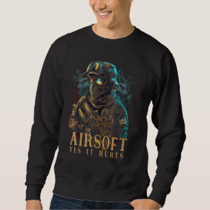 Airsoft Paintball Combat Sport Graphic Teesfor Men Sweatshirt