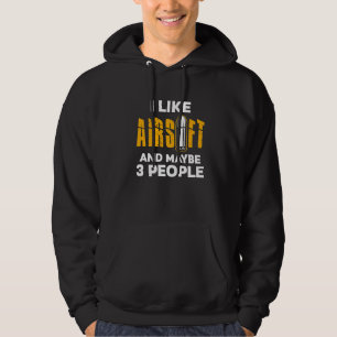 Airsoft Player Team Sport Competition 17 Hoodie
