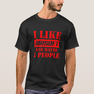Airsoft Player Team Sport Competition  18 T-Shirt