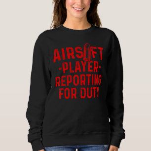 Airsoft Player Team Sport Competition 2 Sweatshirt