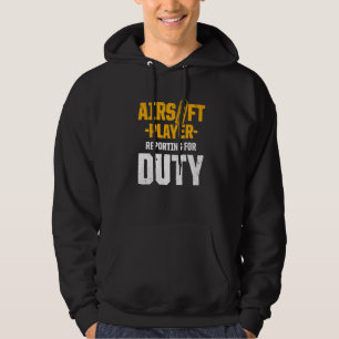 Airsoft Player Team Sport Competition Hoodie