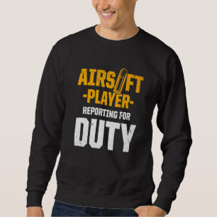 Airsoft Player Team Sport Competition Sweatshirt