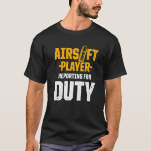 Airsoft Player Team Sport Competition T-Shirt