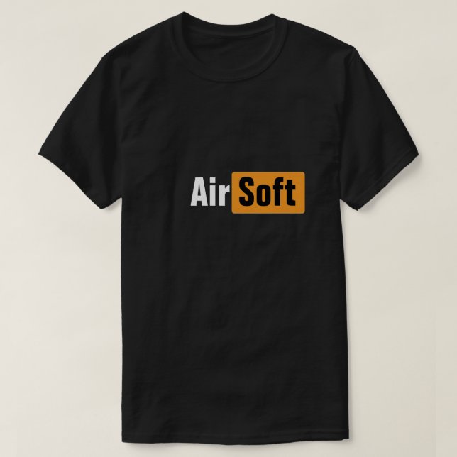 Airsoft Pun Hub Meme Design T-Shirt (Design Front)