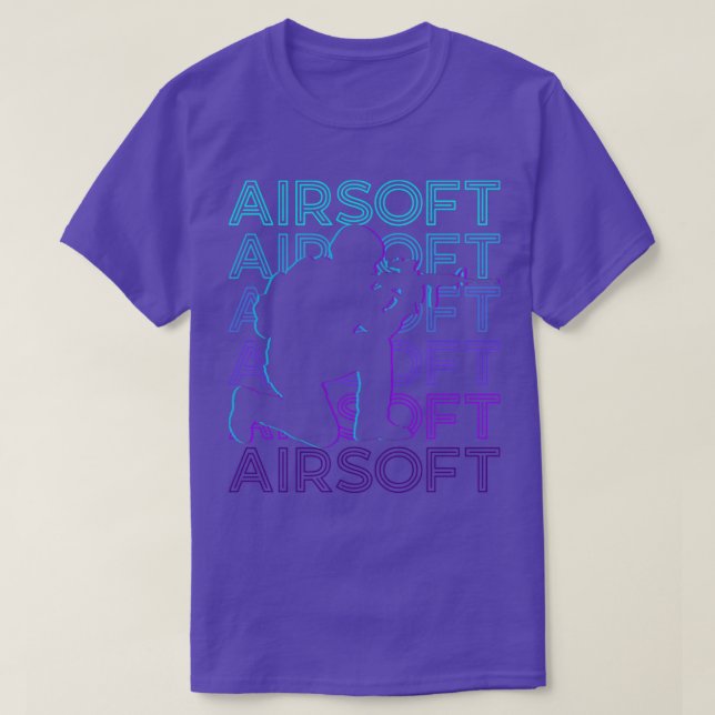 Airsoft Retro Airsoft Gift T-Shirt (Design Front)