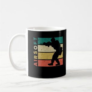 Airsoft Retro Paintball Airsoft Player Coffee Mug