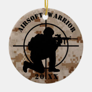 Airsoft Team Christmas Ornament