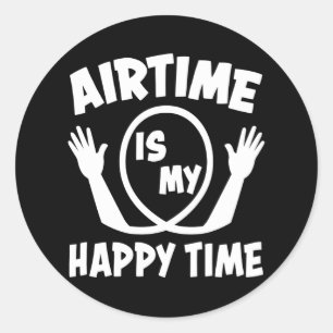Airtime Roller Coaster Amusement Park Themepark Classic Round Sticker