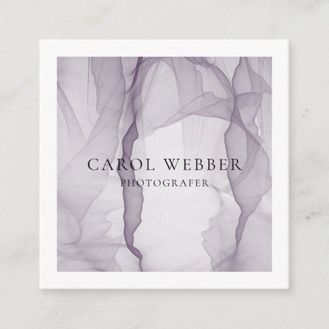 Airy and light business card (Front)