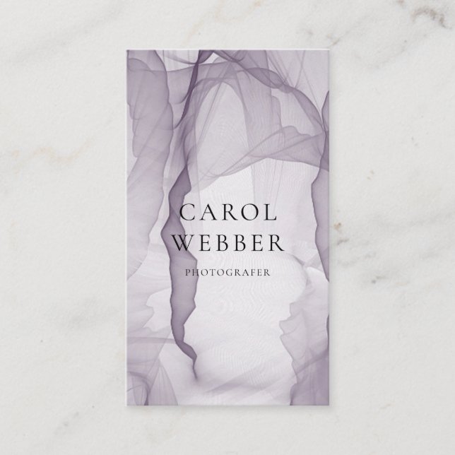 Airy and light business card (Front)