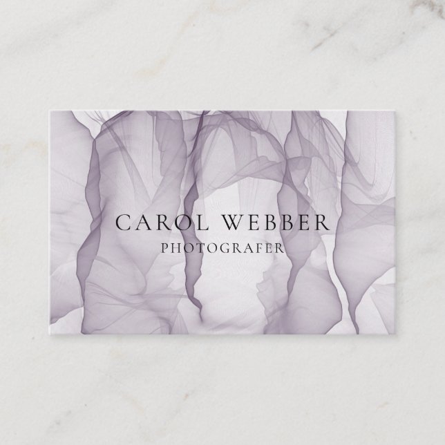 Airy and light business card (Front)