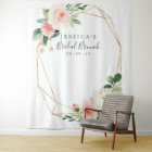 Airy Blush Bridal Shower Backdrop Photo Booth