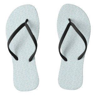 Airy Chamomile & Sky Blue Wildflower Meadow Thongs