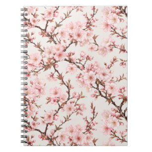 Airy Cherry Blossom Botanical Art Notebook