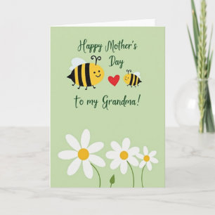 Airy Grandma Mothers Day Card