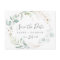 Airy Greenery Horizontal Save the Date Postcard