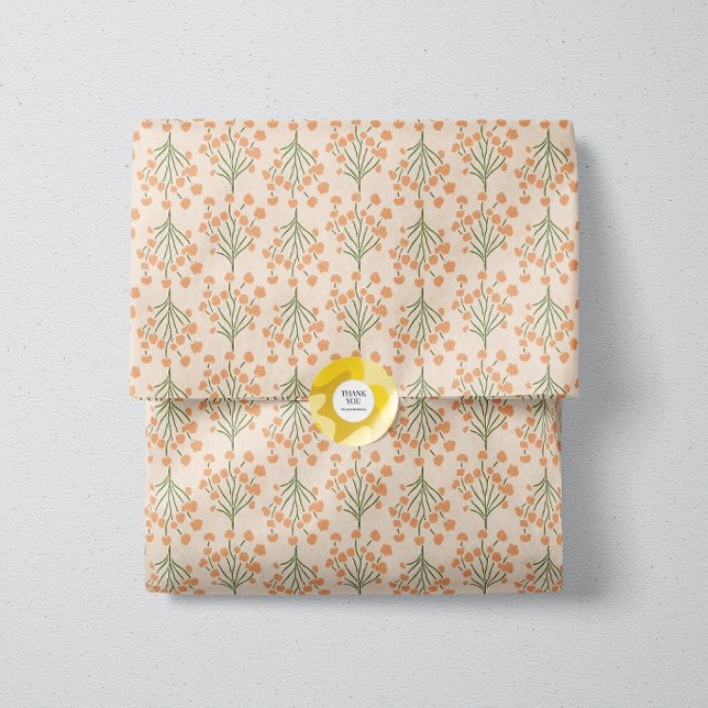 Airy Meadow Vines | Botanical Muted Apricot  Tissue Paper (Creator Uploaded)
